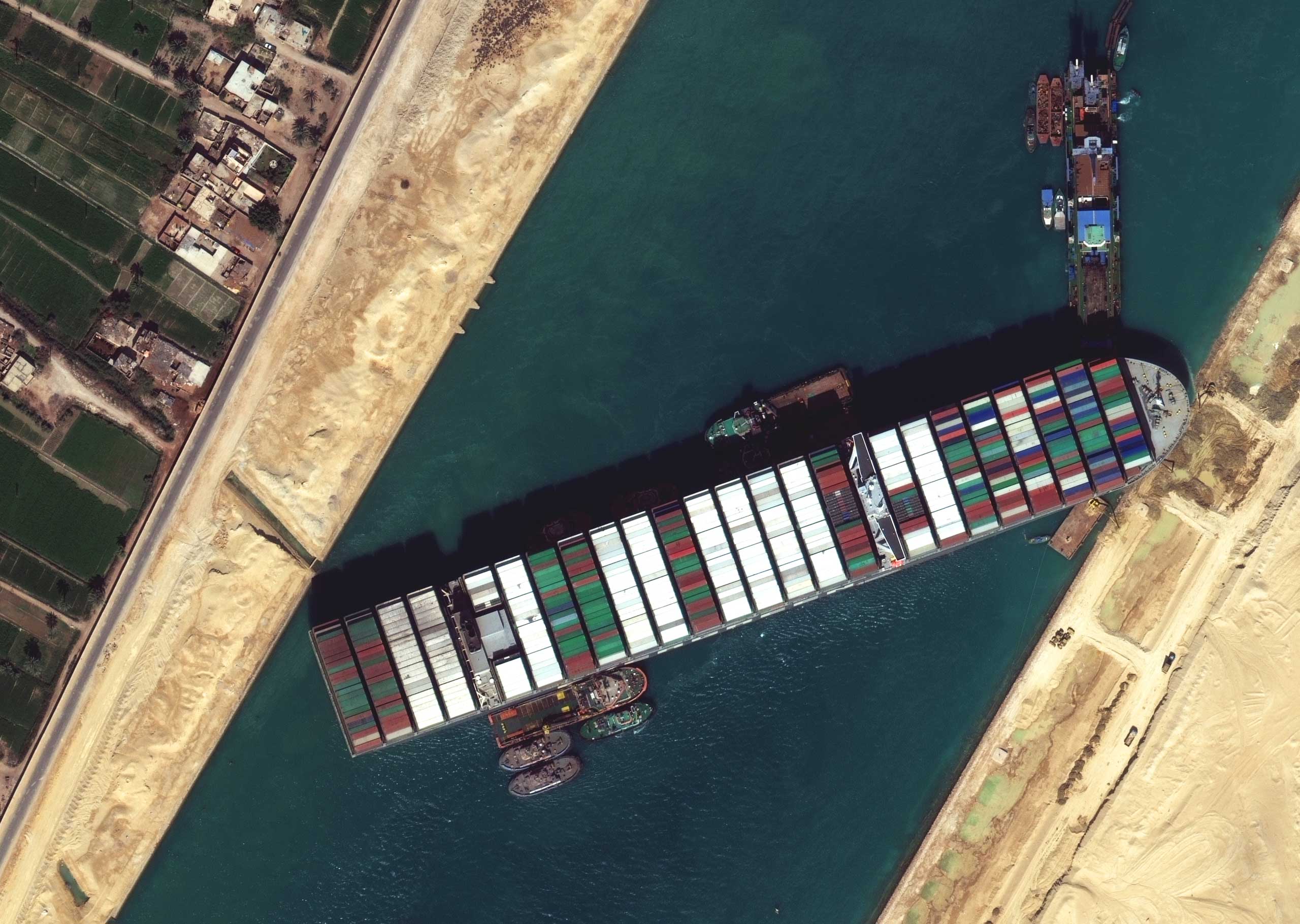 Mega Ship Blocks Suez Canal: Impact On Global Supply Chain - pw91tm8